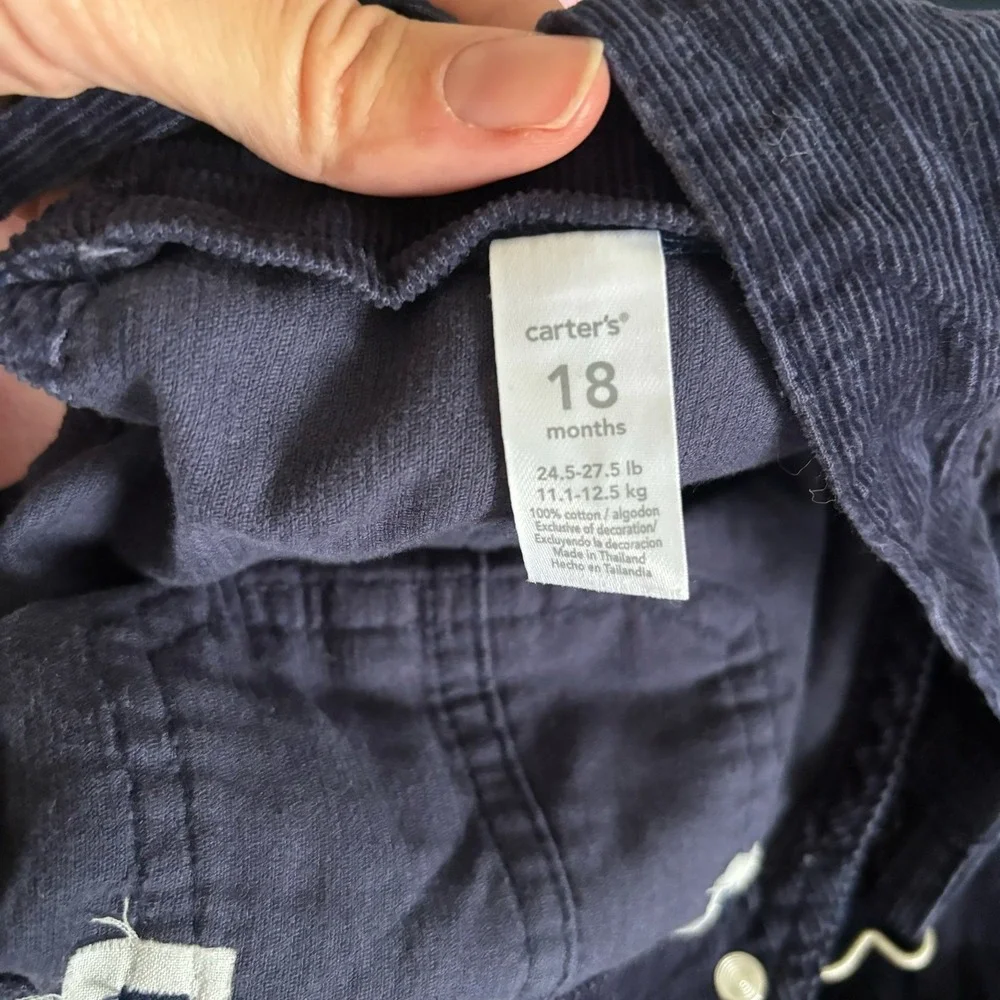 NWT‎ Carter's Boys 18 Month Overalls